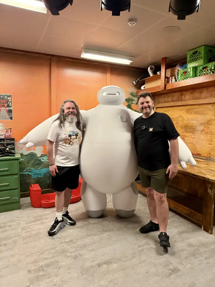 Baymax Meet and Greet and the Disney Adventure