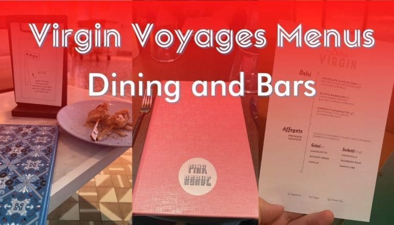 Virgin Voyages Menus