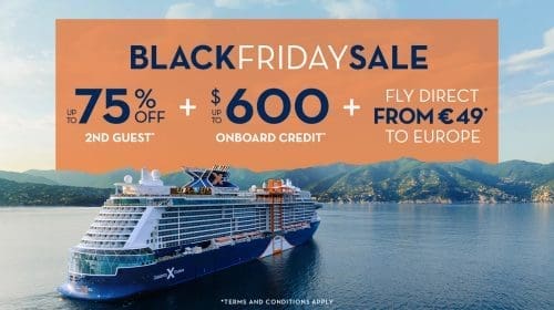 Celebrity Cruises Black Friday Sale 2023