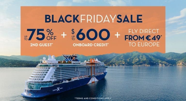 Celebrity Cruises Black Friday Sale 2023