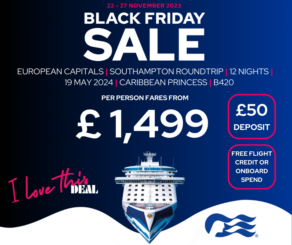 Princess Cruises Black Friday Deals 2023