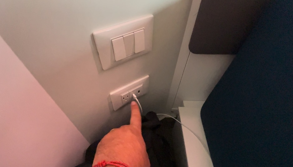 What Electric Outlets and Sockets Are in a Virgin Voyages Cabin