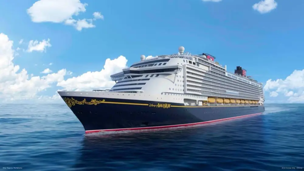 Disney Adventure sailing from Shanghai