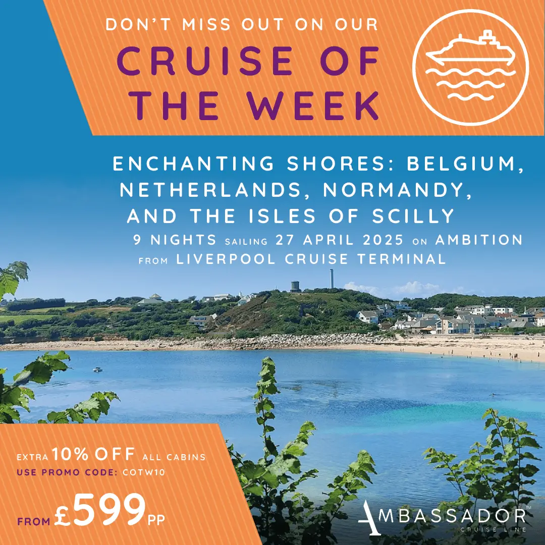 Enchanting Shores – Belgium, Netherlands, Normandy & the Isles of Scilly