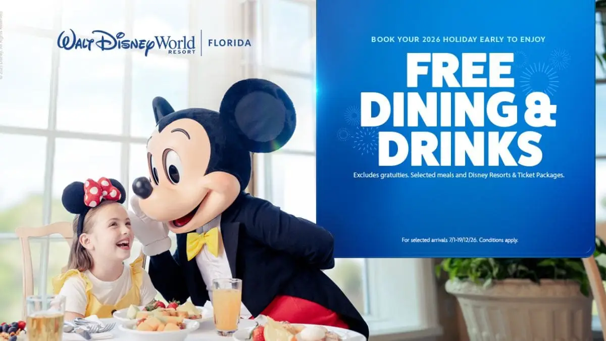 Walt Disney World Free Dine 2026