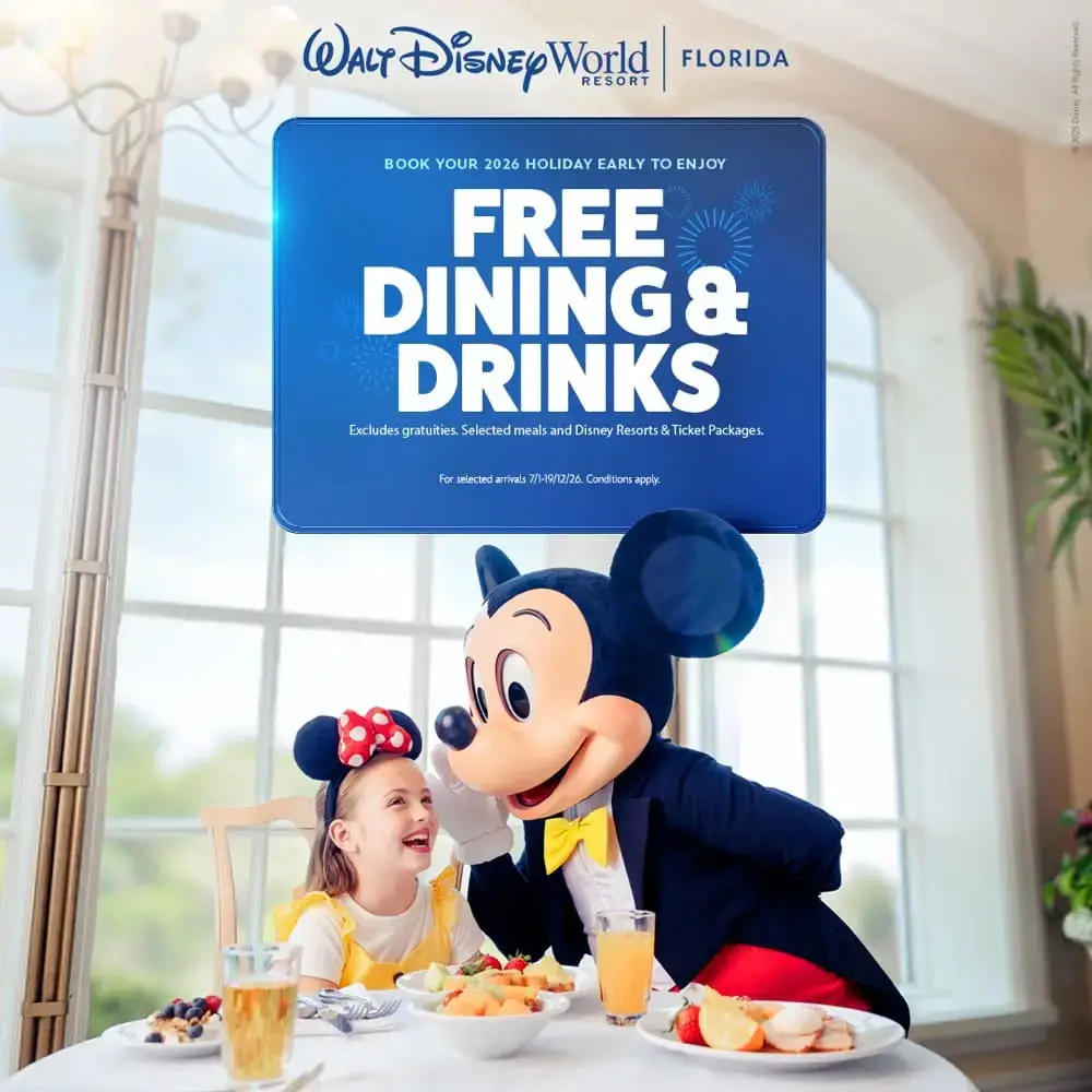 Walt Disney World Free Dining 2026