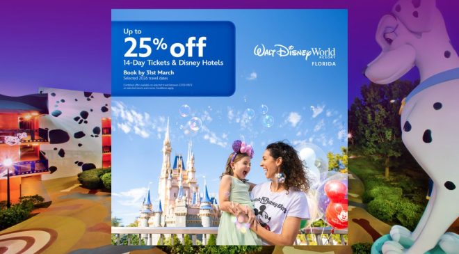 Best Price Walt Disney World 2026 Hotel and Park Tickets