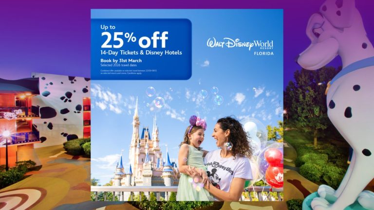 Best Price Walt Disney World 2026 Hotel and Park Tickets