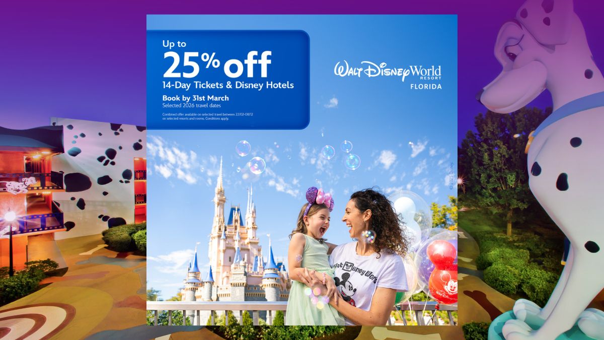 Best Price Walt Disney World 2026 Hotel and Park Tickets