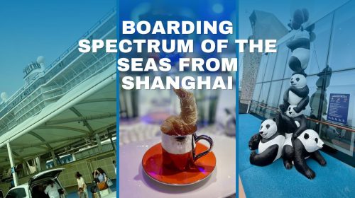 Boarding Spectrum of the Seas from Shanghai