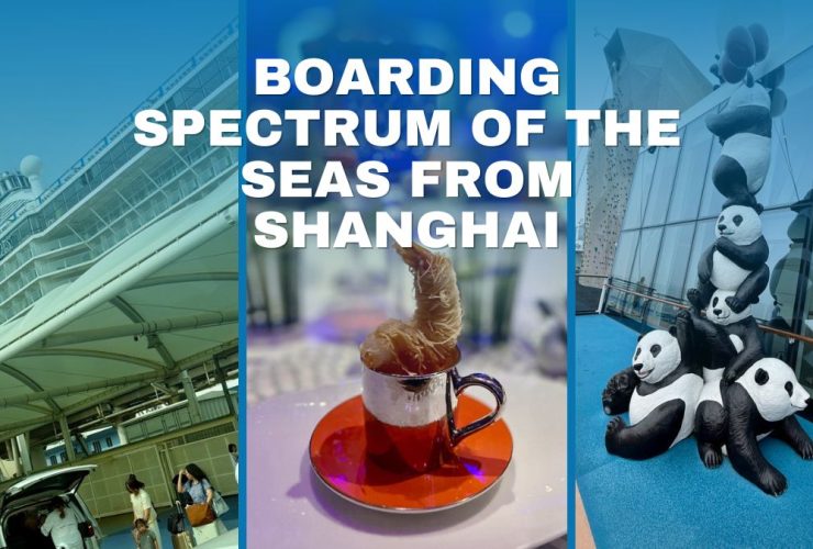 Boarding Spectrum of the Seas from Shanghai
