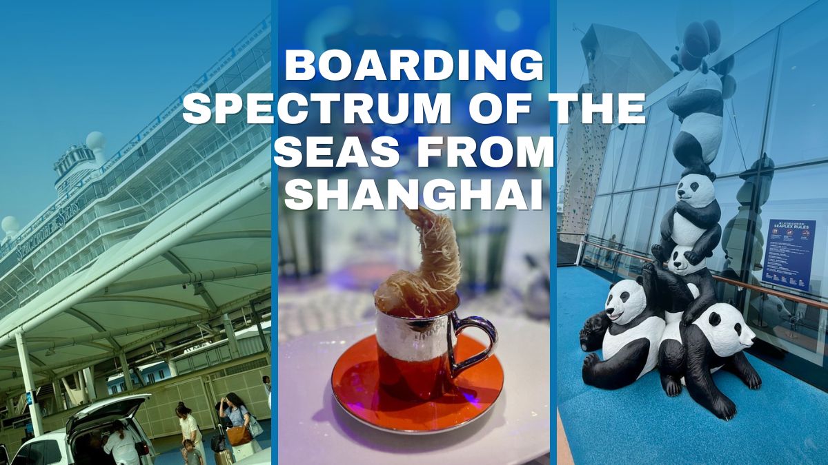 Boarding Spectrum of the Seas from Shanghai