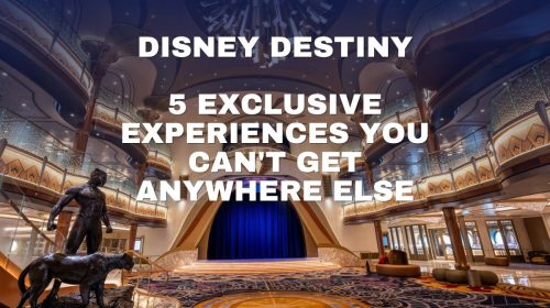 Disney Destiny 5 Exclusive Experiences You Can't Get Anywhere Else