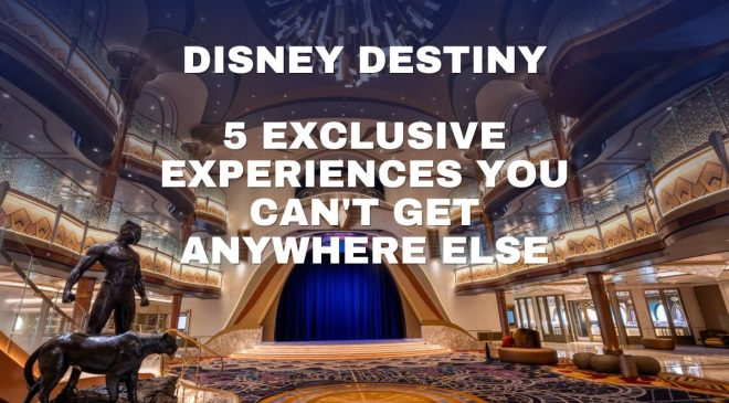 Disney Destiny 5 Exclusive Experiences You Can't Get Anywhere Else