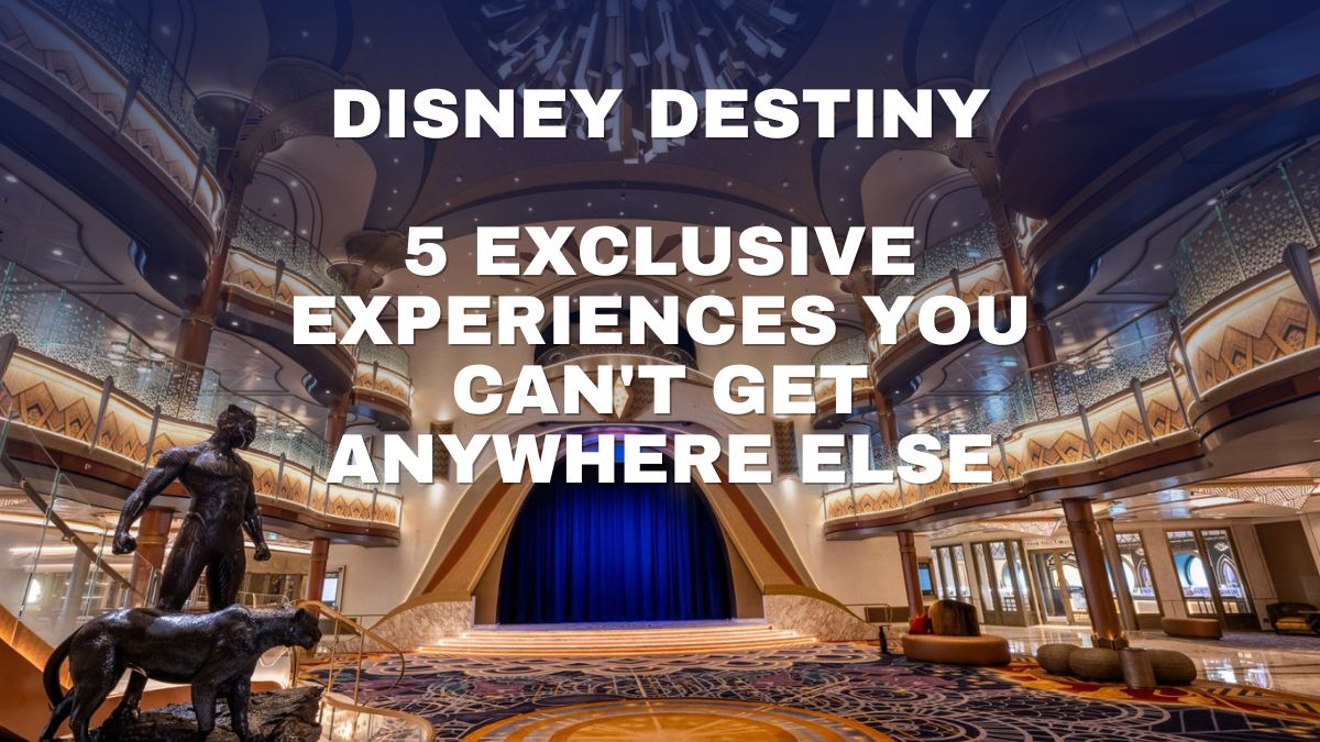 Disney Destiny 5 Exclusive Experiences You Can't Get Anywhere Else