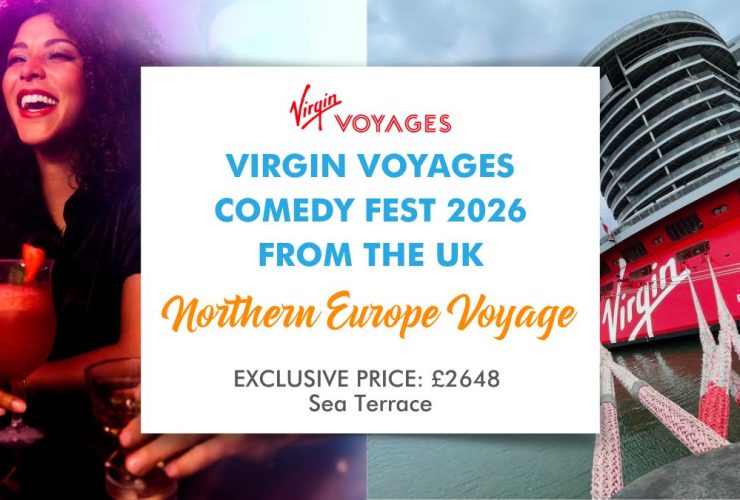 Virgin Voyages Comedy Fest 2026 from the UK