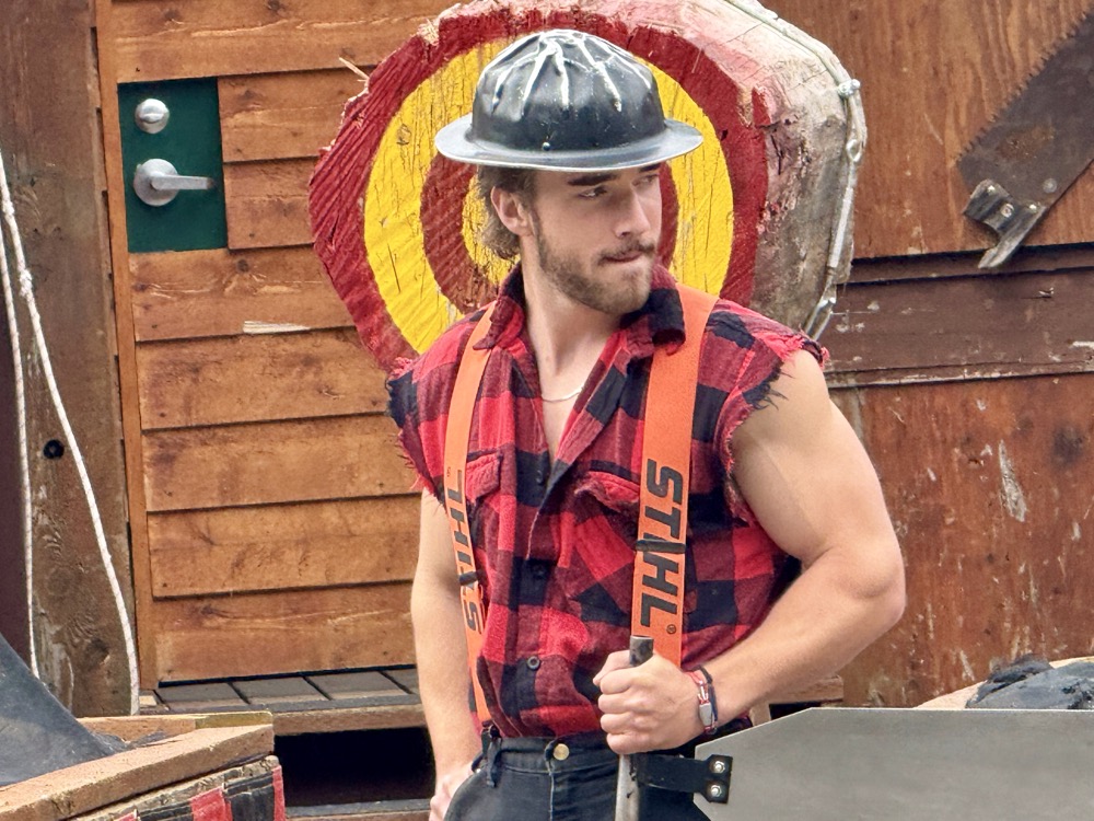 Virgin Voyages Aiden the Lumberjack
