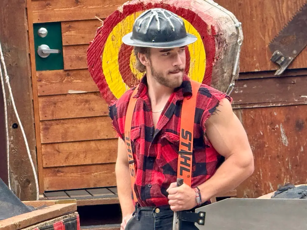 Virgin Voyages Aiden the Lumberjack