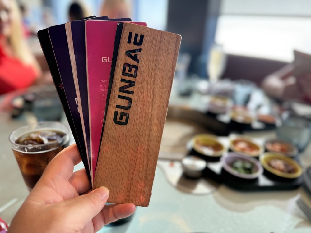 Virgin Voyages Brilliant Lady Gunbae Menu