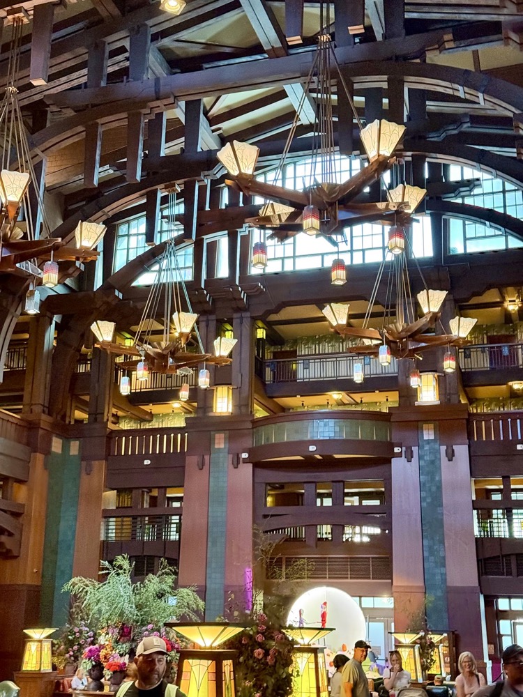 The Great Hall lobby at Disney's Grand Californian Hotel and Spa