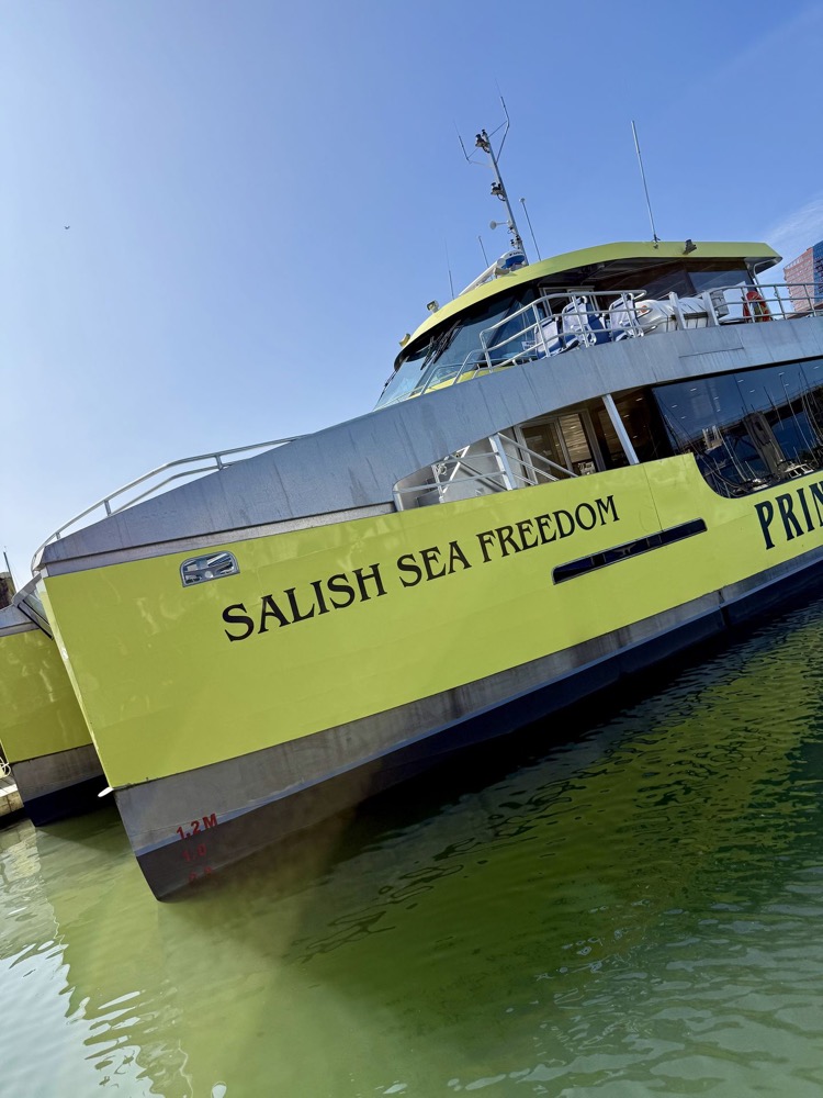 Prince of Whales whale-watching boat Salish Sea Freedom in Vancouver