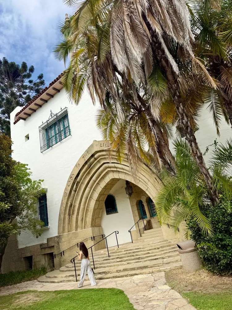 Spanish-style Santa Barbara County Courthouse