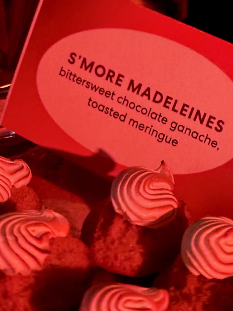 S'more madeleines served at Feast for the Senses on Brilliant Lady