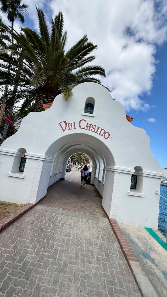 Via Casino arch in Avalon, Catalina Island
