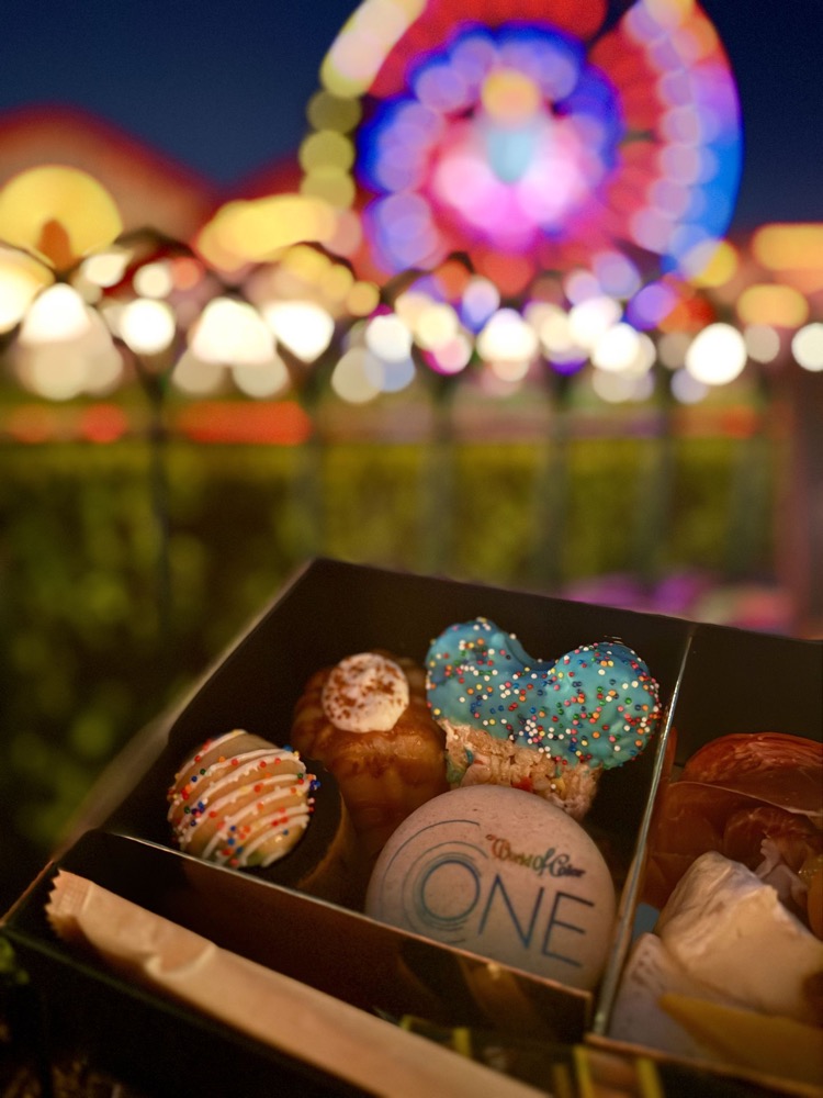 World of Color ONE dessert party treats at Disney California Adventure
