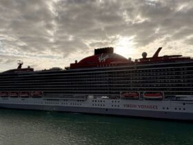 Resilient Lady docked at Terminal V, PortMiami