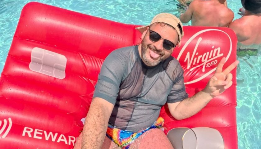 Pool party at the Beach Club at Bimini