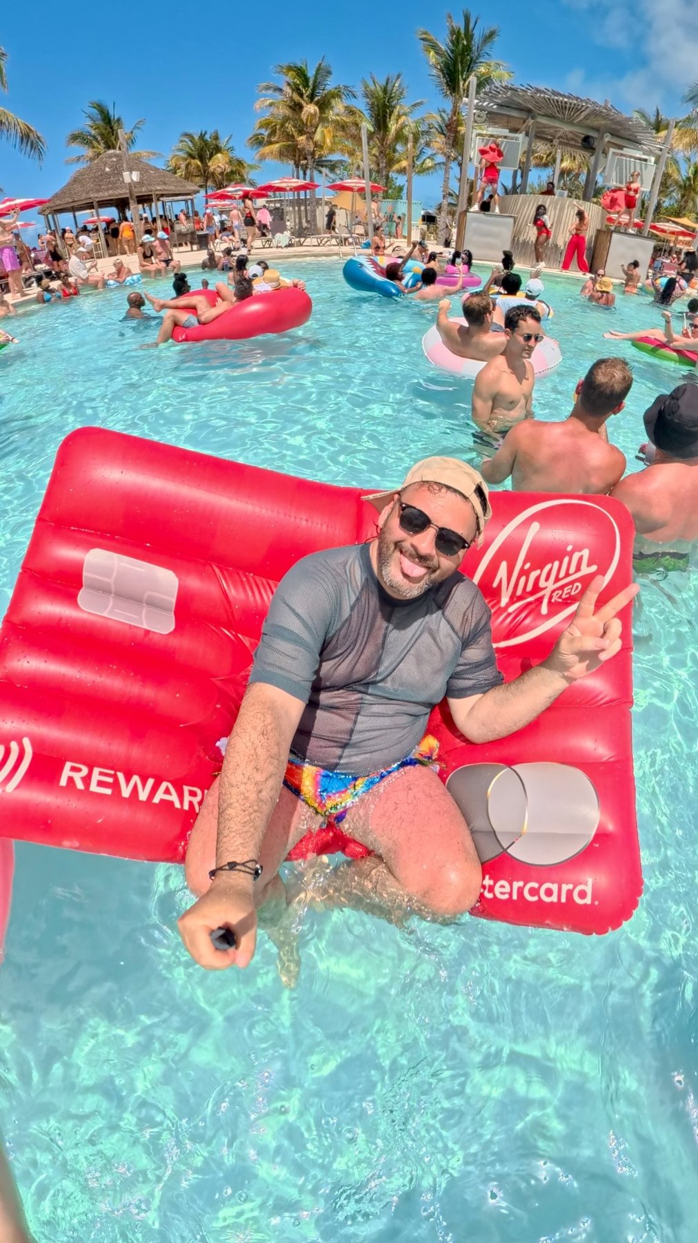 Pool party at the Beach Club at Bimini