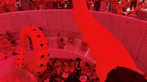 Scarlet Night in the Red Room on Valiant Lady