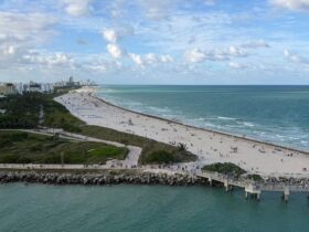 South Beach, Miami, seen from the ship