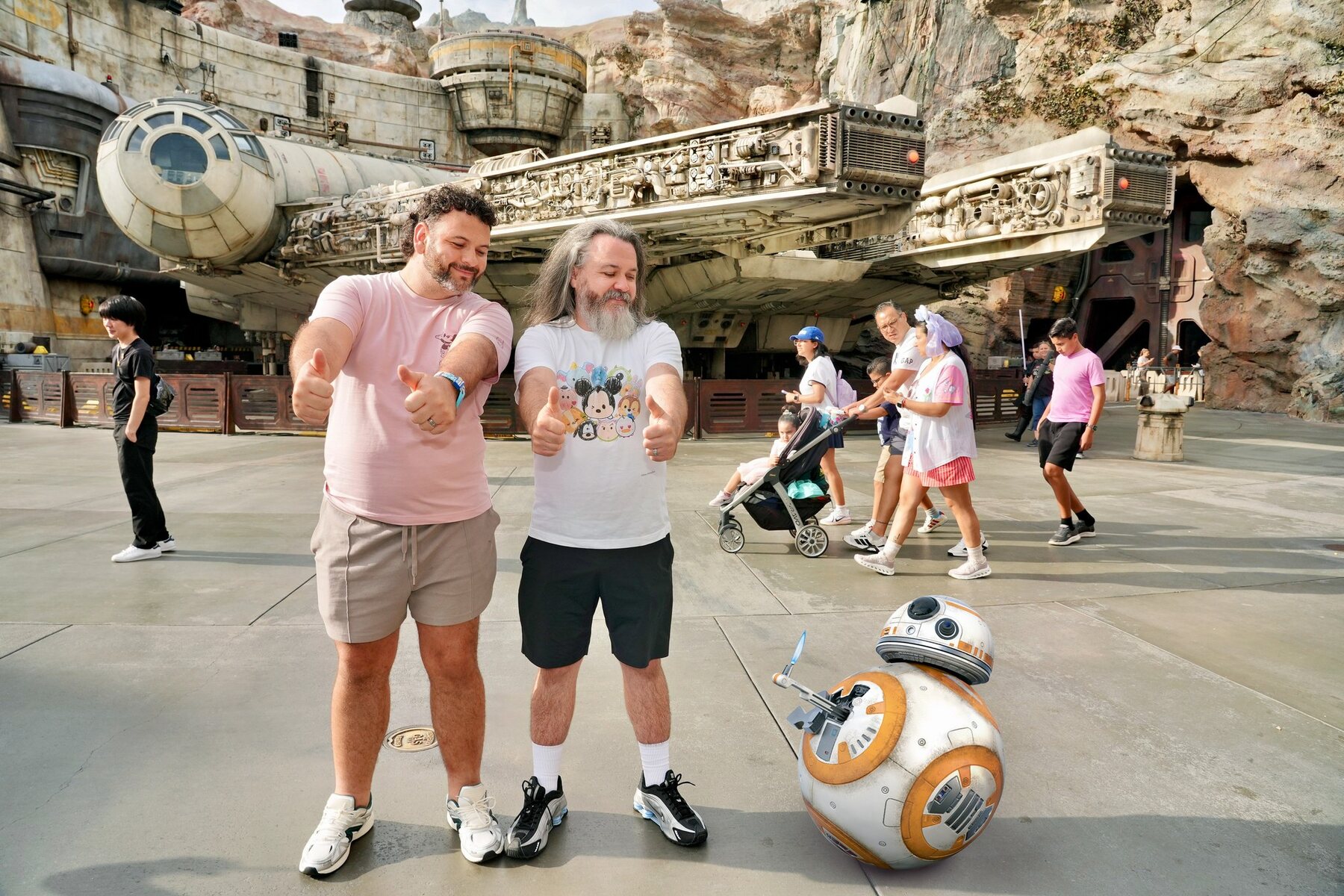 With the Millennium Falcon