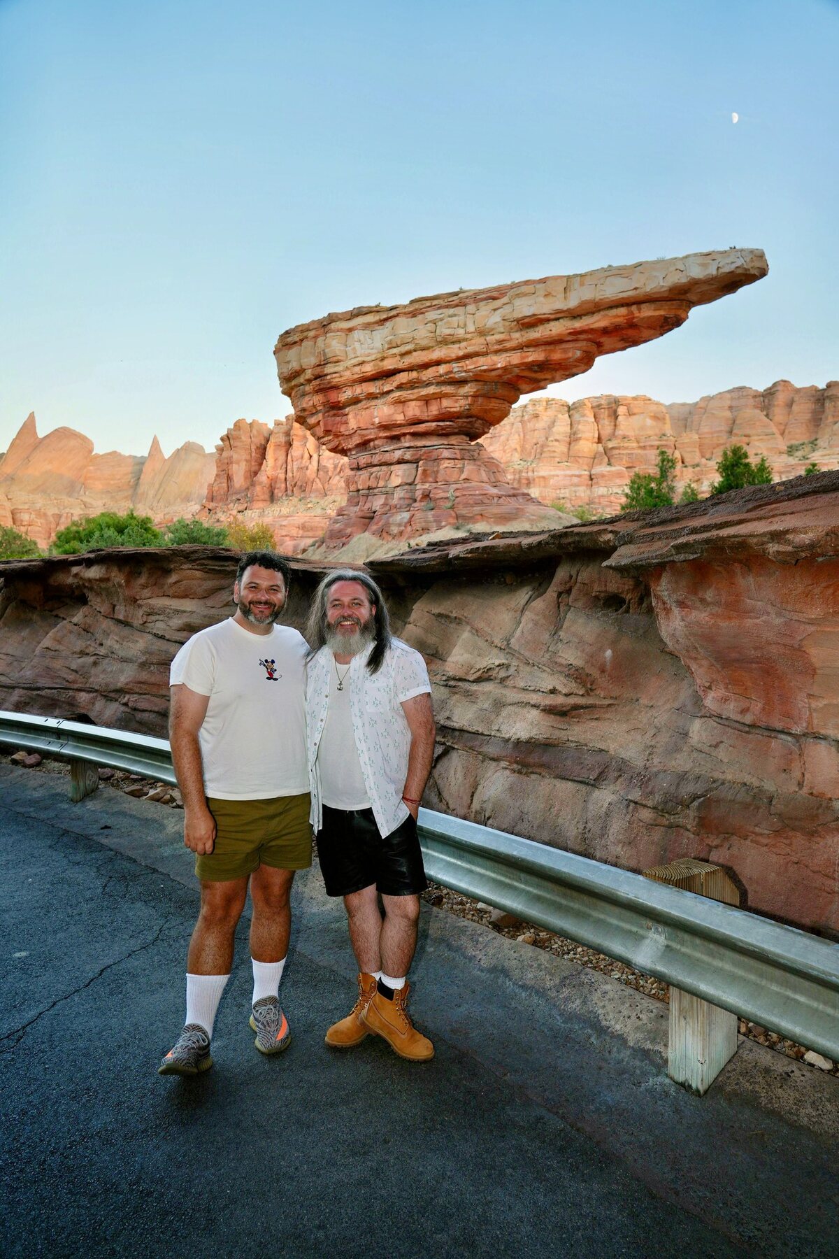 Kieran and Phil in Cars Land