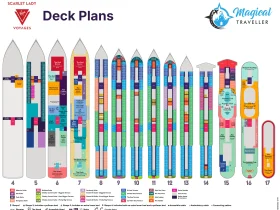 Scarlet Lady deck plans, all decks