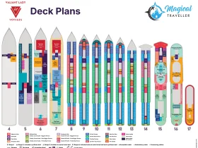 Valiant Lady deck plans, all decks