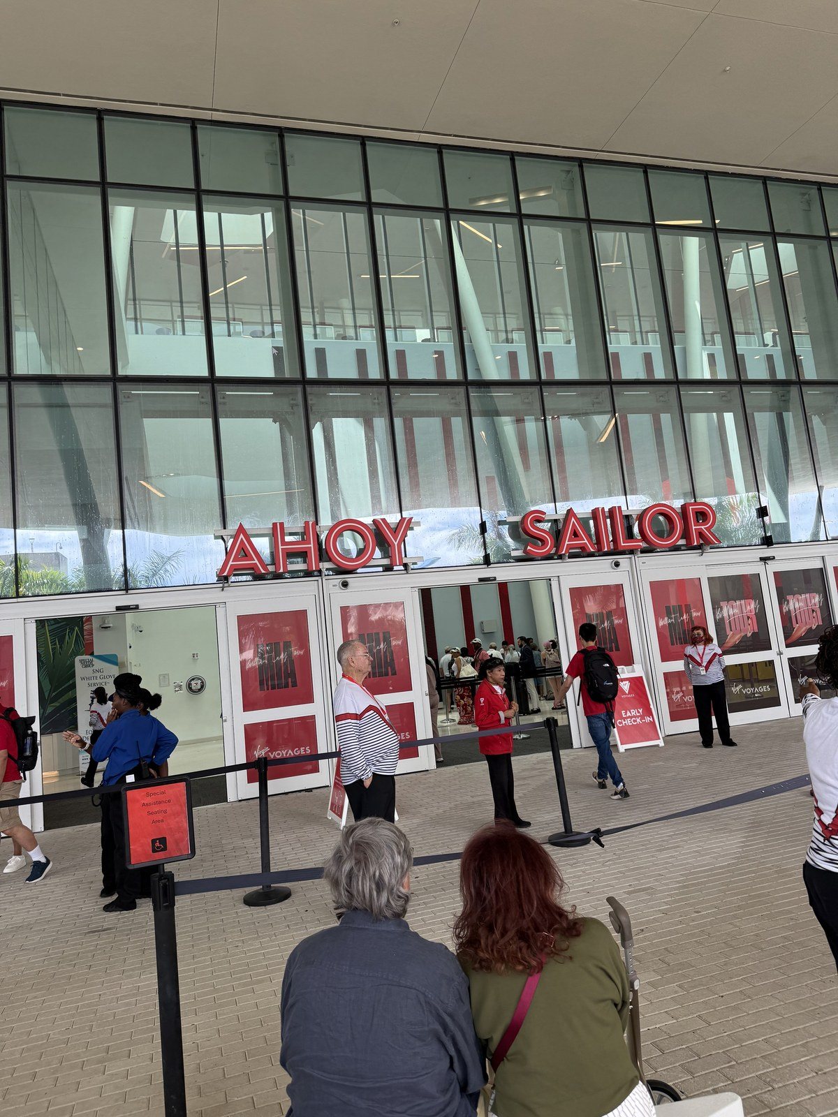 The Ahoy Sailor main entrance at Terminal V, PortMiami