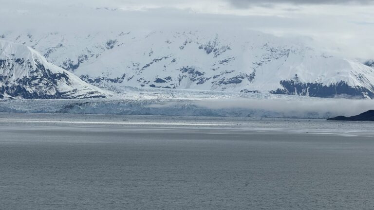 Hubbard Glacier seen from Brilliant Lady in Alaska