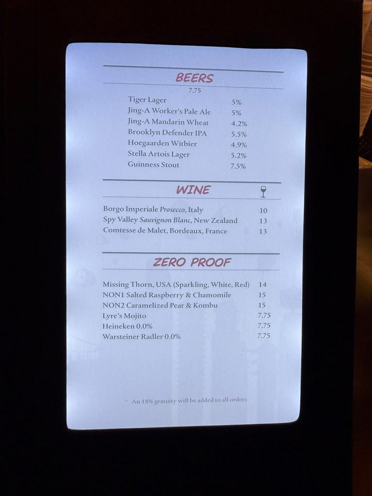 Disney Adventure Alley Cat Cafe Beer Wine Zero Proof (March 2026)
