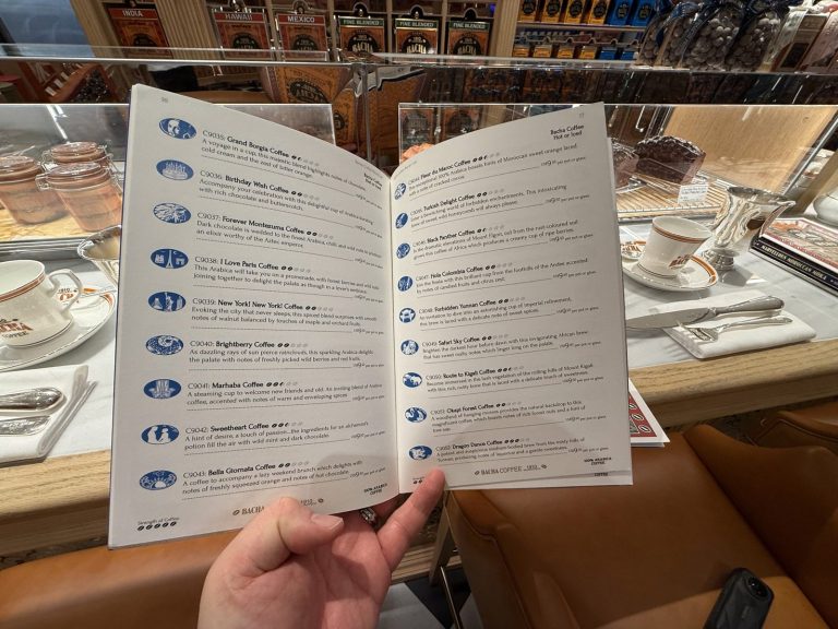 Disney Adventure Bacha Coffee Room List Flavoured (March 2026)