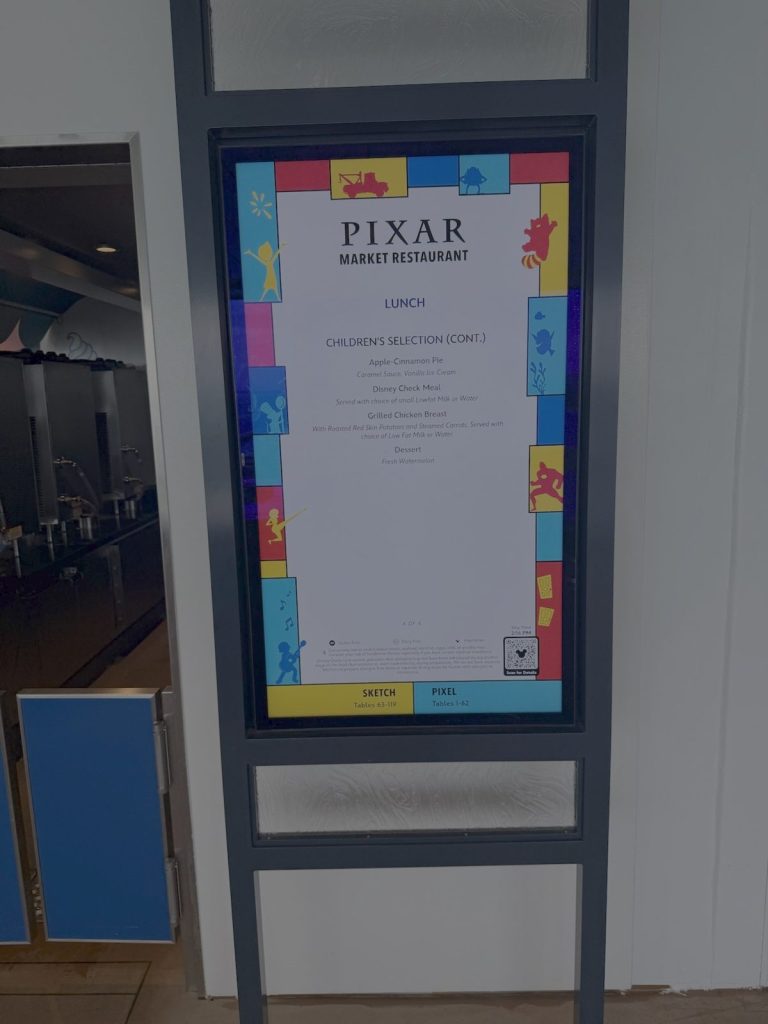 Disney Adventure Pixar Market Lunch Board (March 2026)