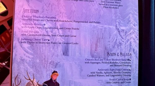 Disney Fantasy Frozen Dinner 1 (September 2025)