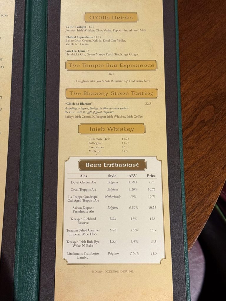 Disney Fantasy Ogills Pub 3 (September 2025)