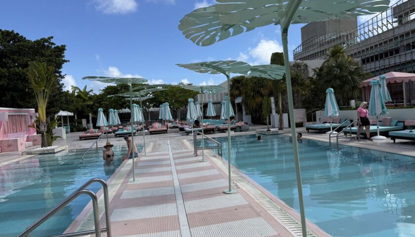 The pool at The Goodtime Hotel, Miami Beach
