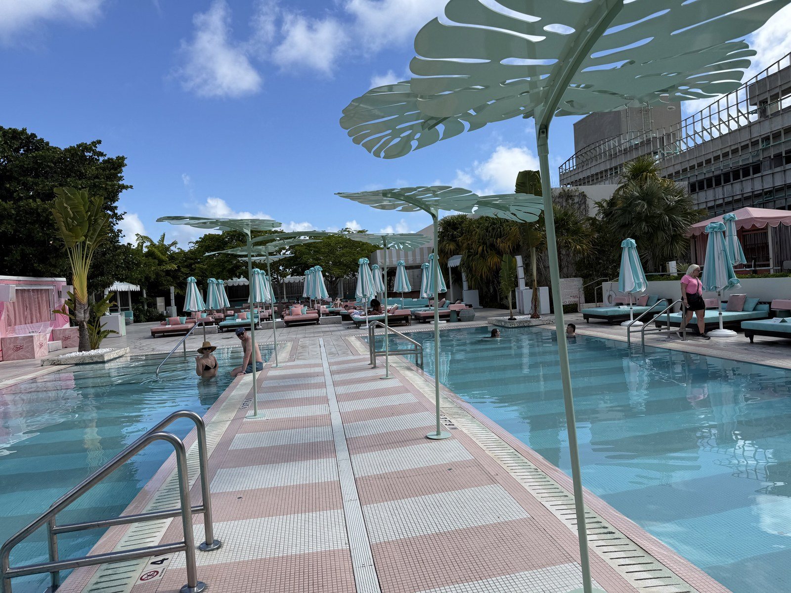 The pool at The Goodtime Hotel in Miami Beach