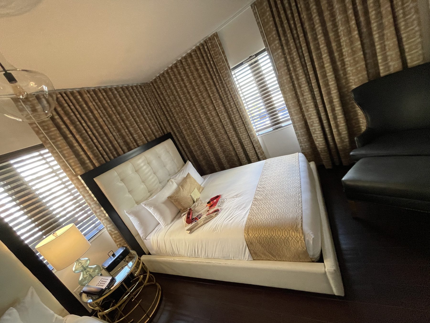 Our Queen Queen room at Hotel Croydon in Miami Beach