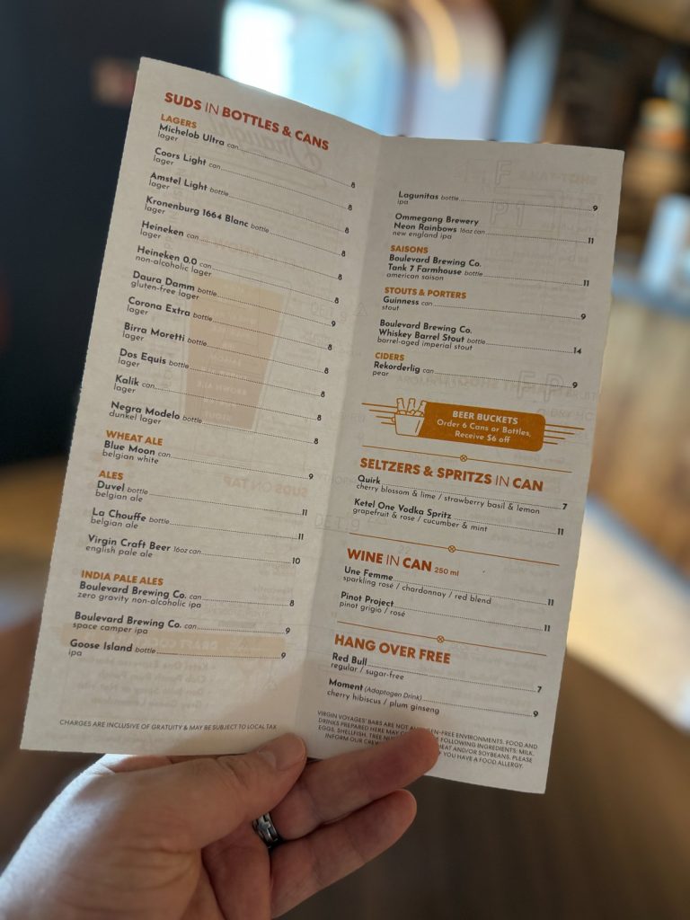 Resilient Lady Draught Haus Bottles Cans Menu (April 2026)