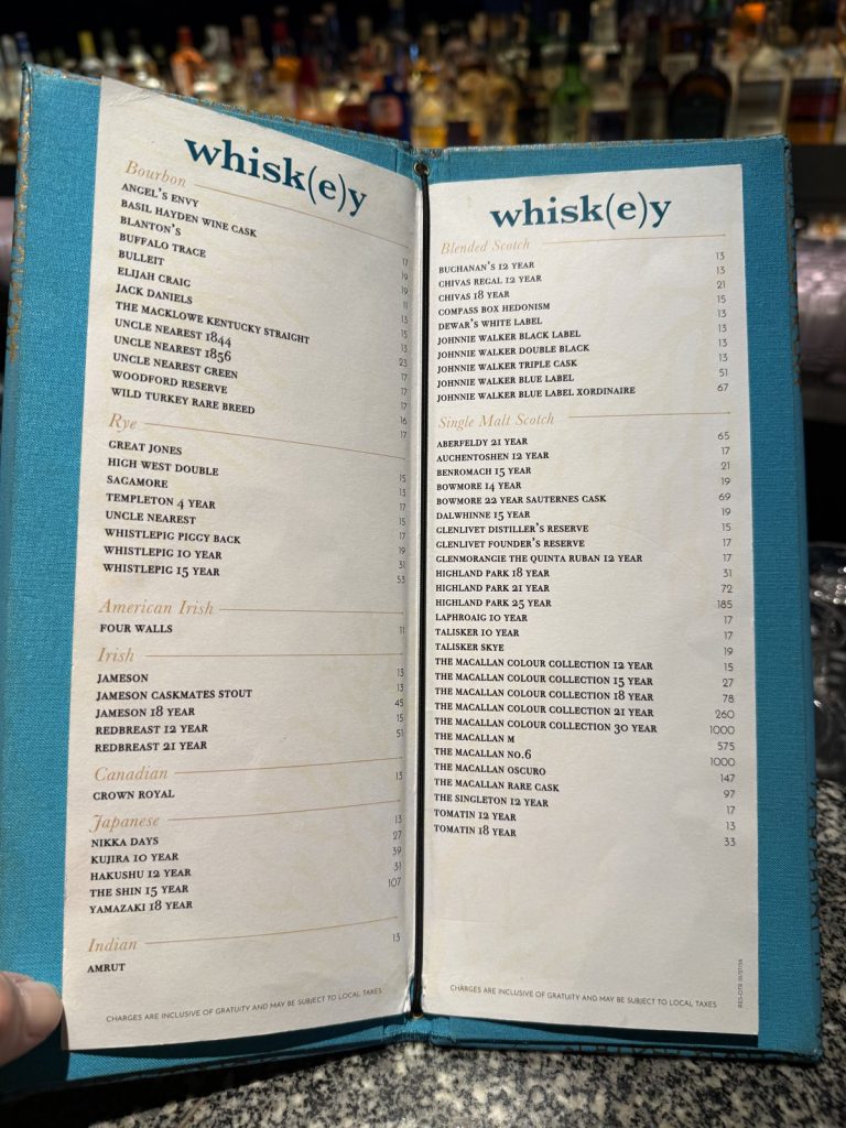 Resilient Lady On The Rocks Whiskey Menu (April 2026)
